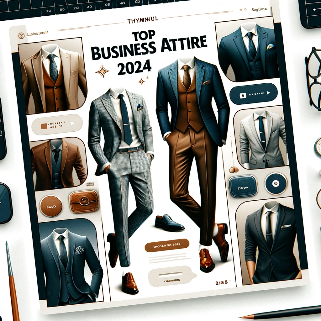 DALL E 2024 01 23 02.20.20   A Thumbnail For A Blog Post Titled Top Business Attire 2024 . The Thumbnail Should Feature A Modern Professional Layout With Elements Representing B 1024x1024 ?v=1705995948